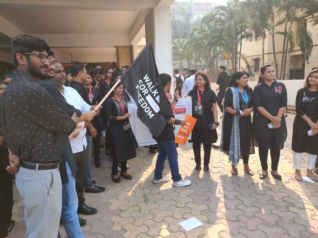 बीसीटी विधी महाविद्यालयातर्फे ‘मानवी तस्करी’ विरोधातील लढाईसाठी जनजागृती अभियान&nbsp;संपन्न