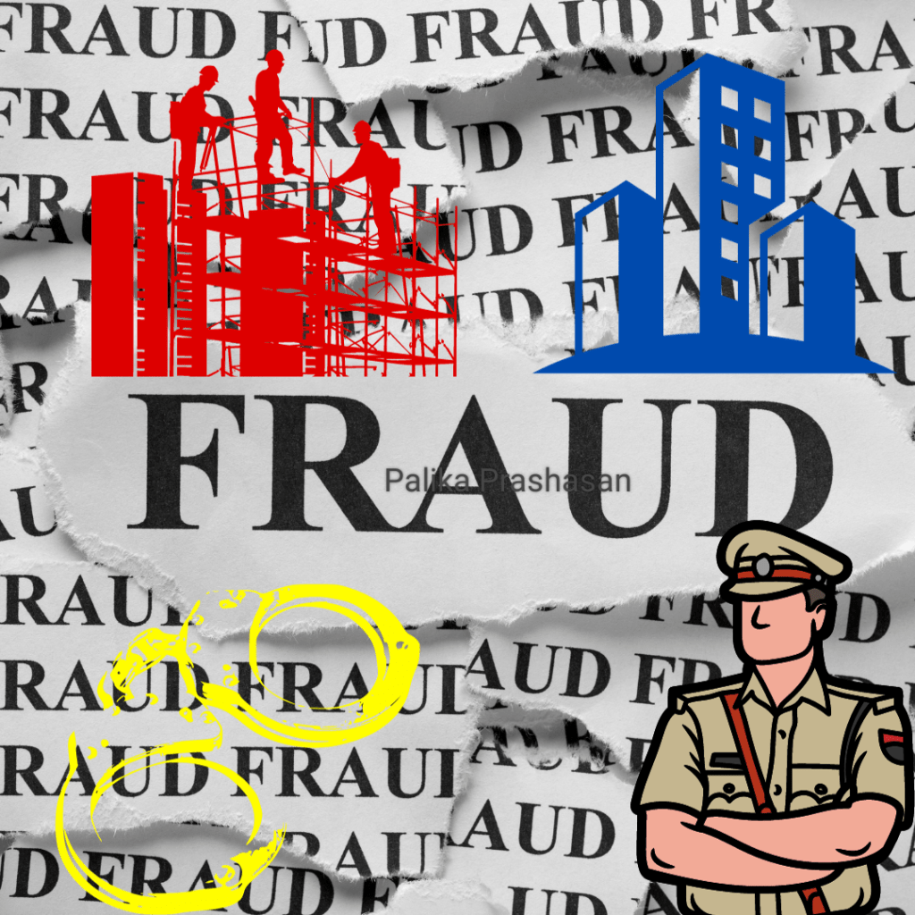 फ्रॉड बिल्डरांची यादी पोलिसांनीच प्रसिद्ध करून, ग्राहकांना संभाव्य फसवणूकीपासून जागृत&nbsp;करावे..!