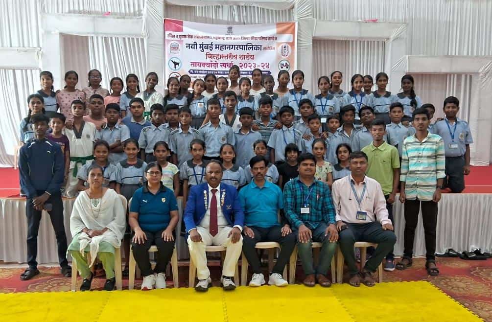 न.मुं.म.पा. शाळा क्र.-36 ने जिल्हास्तरीय तायक्वाँदो स्पर्धेत पटकाविले सर्वसाधारण विजेतेपद