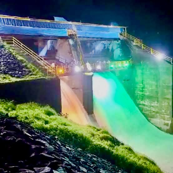 नवी मुंबईत 26.93 मिमी पावसाची नोंद, मोरबे धरण 100%&nbsp;भरले