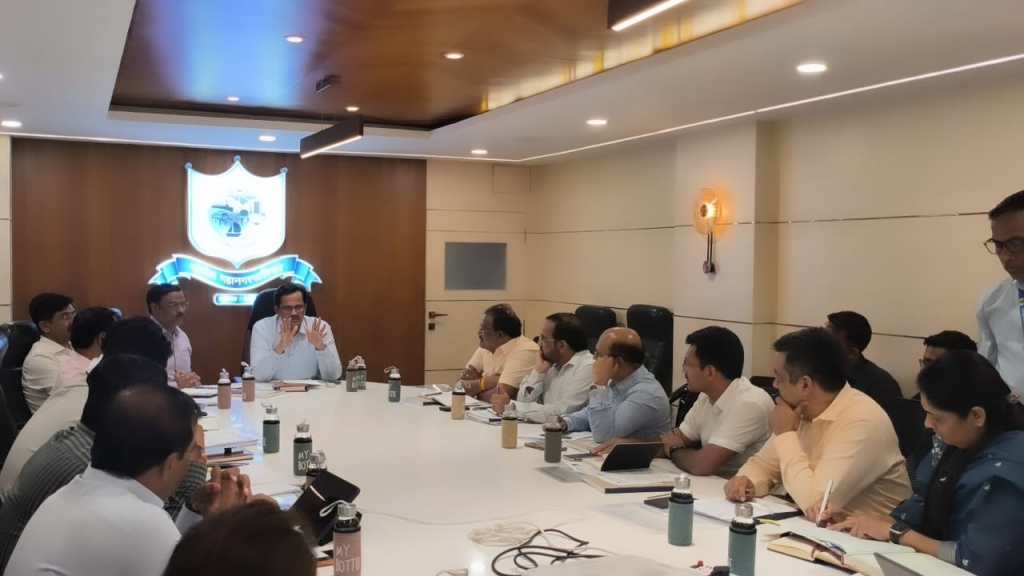 पनवेल महानगरपालिका निवडणूक निर्णय अधिकारी व सहाय्यक निवडणूक निर्णय अधिकाऱ्यांची&nbsp;बैठक